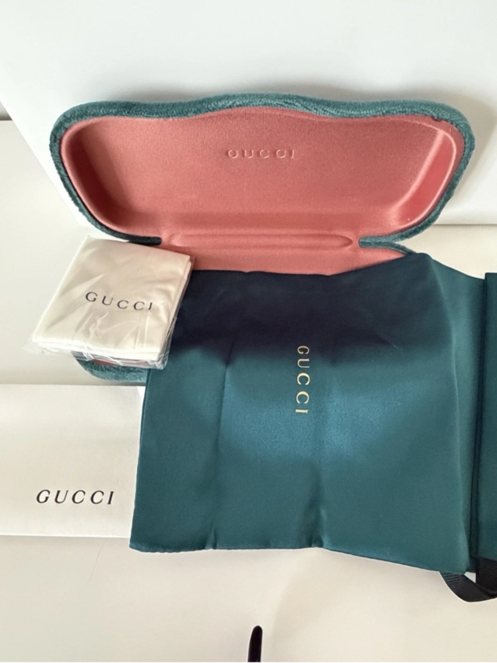 Gucci GG0325S 002 Oversized Square Sunglasses Brown NWT - Picture 8 of 11